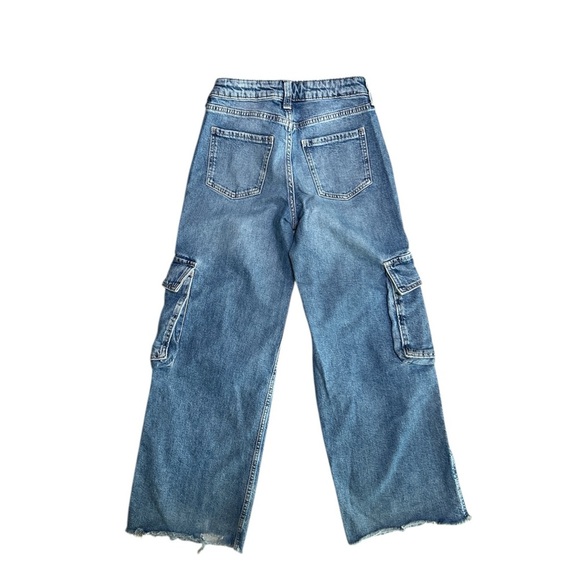 Kids H&M Blue Straight Leg Jeans Classic Style - Picture 2 of 8